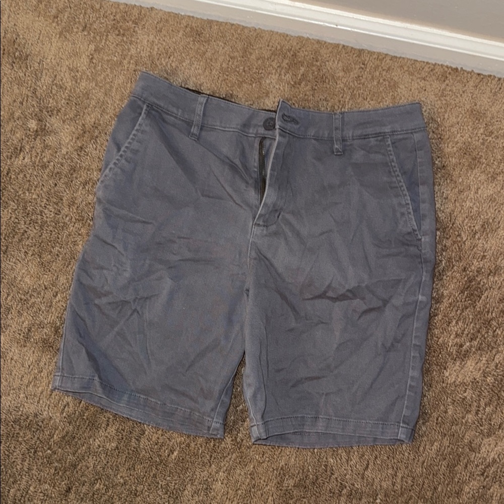 Gray Casual Shorts